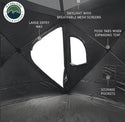 Hub Centric Ground Tent - Black Body & Grey Rainfly