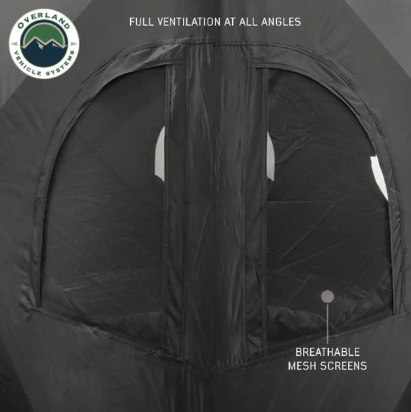 Hub Centric Ground Tent - Black Body & Grey Rainfly