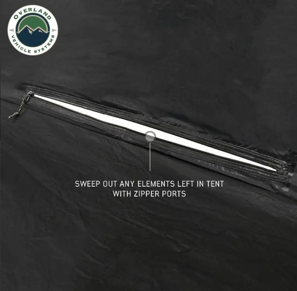 Hub Centric Ground Tent - Black Body & Grey Rainfly