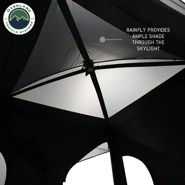 Hub Centric Ground Tent - Black Body & Grey Rainfly