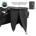 XD Nomadic 90 Degree Pivot Shower Awning - Quick Deploying w/Light Strip & Black Out