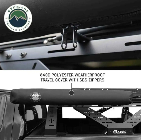XD Nomadic 90 Degree Pivot Shower Awning - Quick Deploying w/Light Strip & Black Out