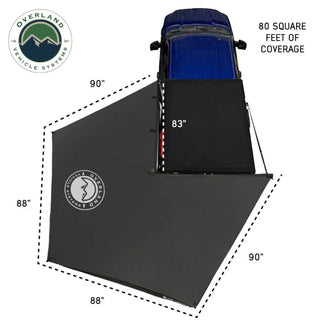 XD Nomadic 270 LT Awning - Black Fabric and Travel Cover