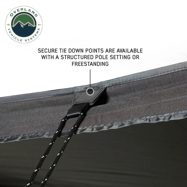 XD Nomadic 270 LT Awning - Black Fabric and Travel Cover