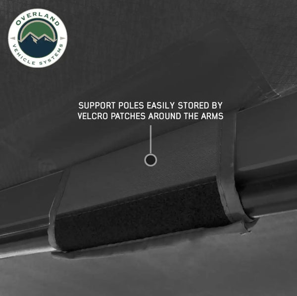 XD Nomadic 270 LT Awning - Black Fabric and Travel Cover