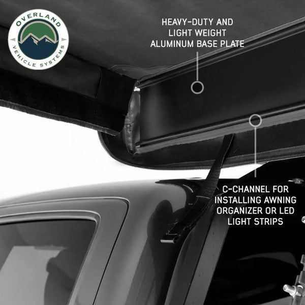 XD Nomadic 270 LT Awning - Black Fabric and Travel Cover