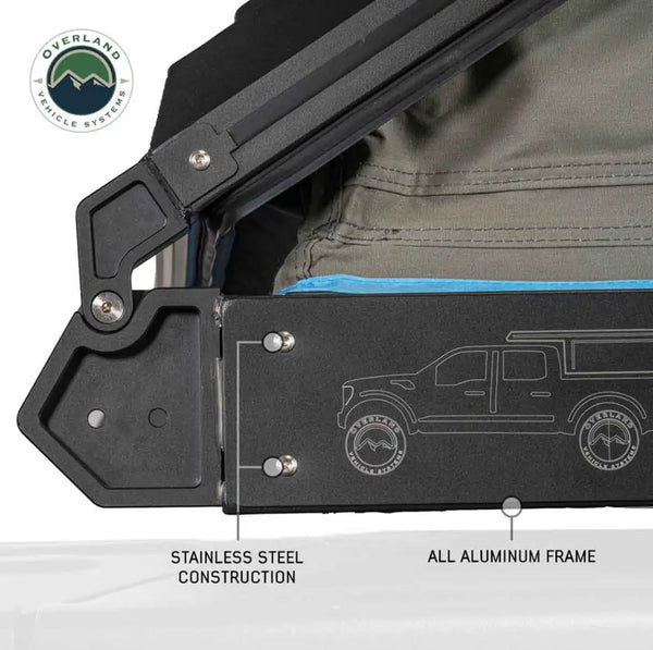 MagPak - Camper Shell/Roof Top Tent Combo with Lights, Rear Molle Panel, Side Tie Downs, Front & Rear Windows