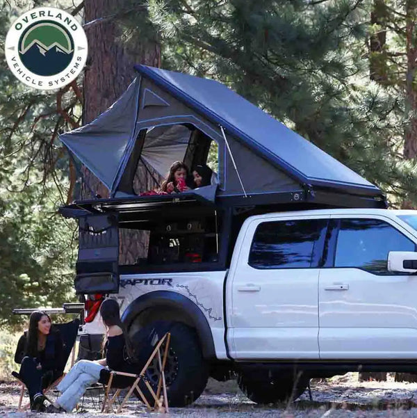 MagPak - Camper Shell/Roof Top Tent Combo with Lights, Rear Molle Panel, Side Tie Downs, Front & Rear Windows