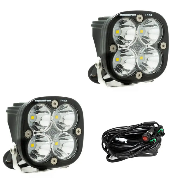 Squadron Pro Black LED Auxiliary Light Pod Pair - Universal