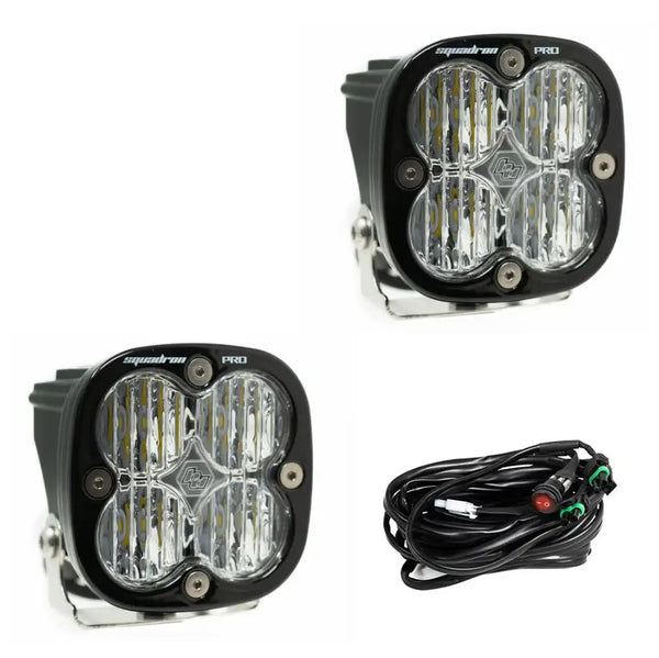 Squadron Pro Black LED Auxiliary Light Pod Pair - Universal