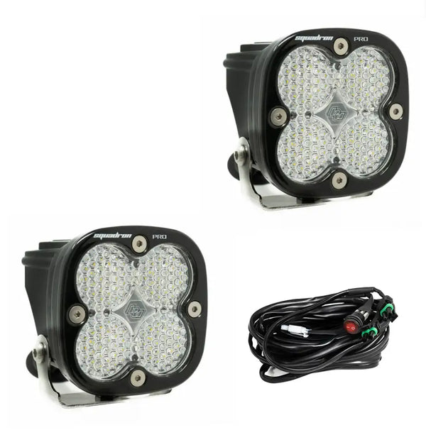Squadron Pro Black LED Auxiliary Light Pod Pair - Universal
