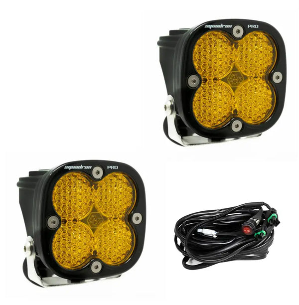 Squadron Pro Black LED Auxiliary Light Pod Pair - Universal