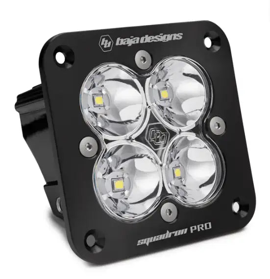Squadron Pro Black Flush Mount LED Auxiliary Light Pod - Universal