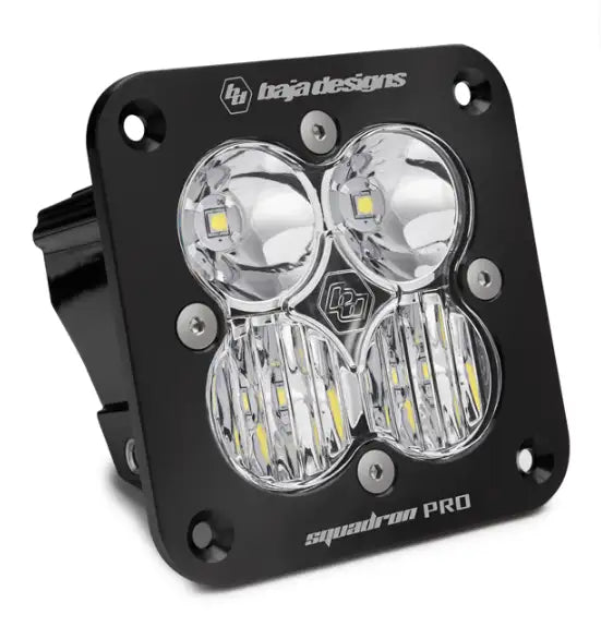 Squadron Pro Black Flush Mount LED Auxiliary Light Pod - Universal