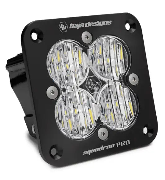 Squadron Pro Black Flush Mount LED Auxiliary Light Pod - Universal