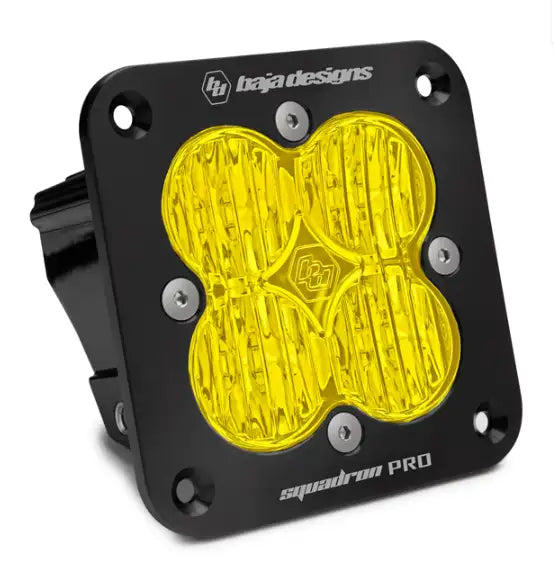 Squadron Pro Black Flush Mount LED Auxiliary Light Pod - Universal