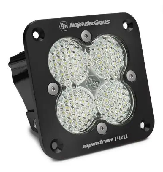 Squadron Pro Black Flush Mount LED Auxiliary Light Pod - Universal
