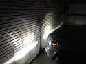 Tri-Color Fog Light Replacement Bulbs shining White light - Cali Raised LED