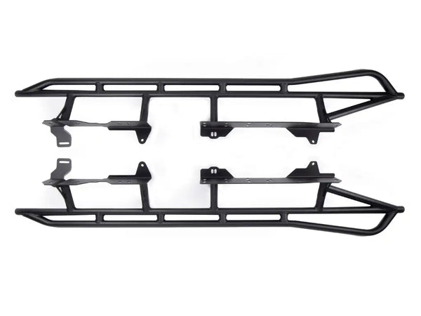 2005-2020 Toyota Tacoma 25 Degree Rock Sliders - Cali Raised LED