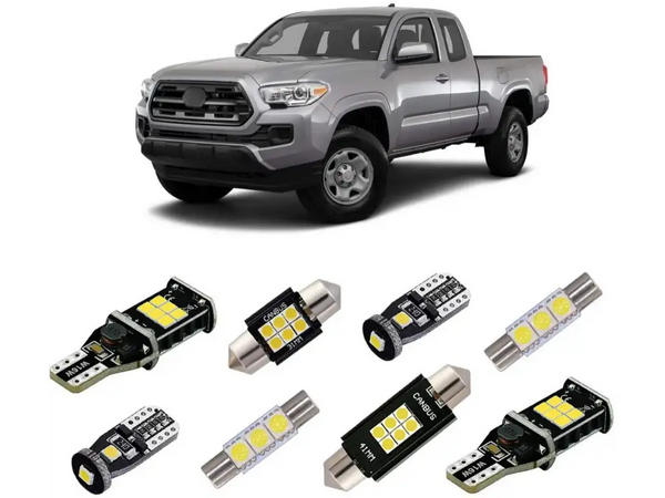 2016-2020 Toyota Tacoma 9-Piece Interior LED Light Kit - Cali Raised LED