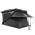 XD K2 Dual Action Clam Shell 2 Person Aluminum Hard Shell Roof Top Tent, Blue Body & Black Rainfly