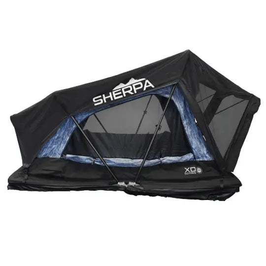 XD Sherpa Hybrid Soft Shell Roof Top Tent, Blue Body & Black Rainfly