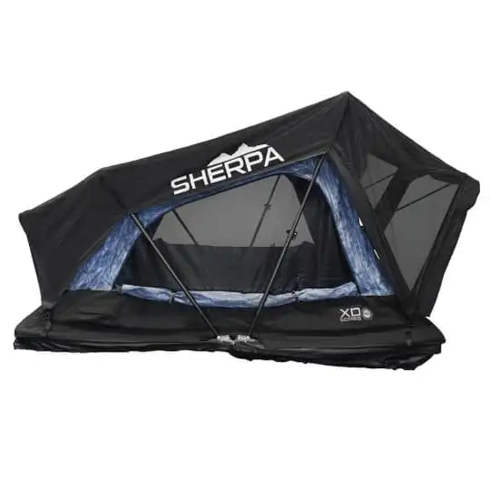 XD Sherpa Hybrid Soft Shell Roof Top Tent, Blue Body & Black Rainfly