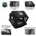 XD Sherpa Hybrid Soft Shell Roof Top Tent, Blue Body & Black Rainfly