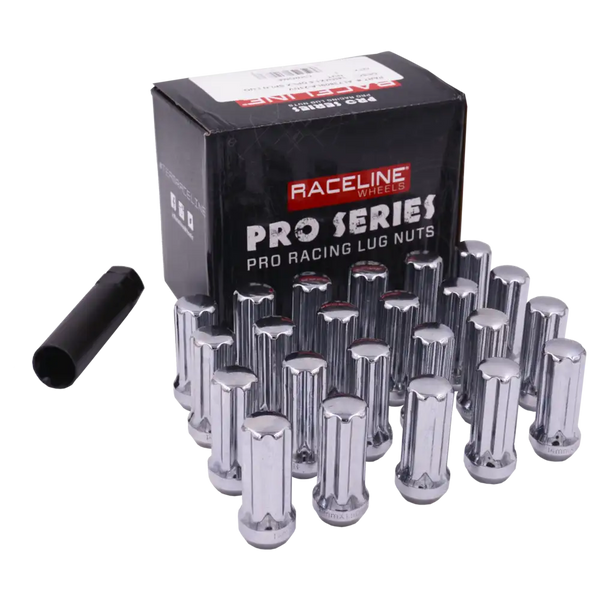 L73804LA-23NV-JEEP 1/2 XL CHROME SPLINE LUG KIT 23 LUGS/KEY