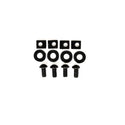 Sherpa Roof Rack Dual Function Light Bar Mounting Brackets