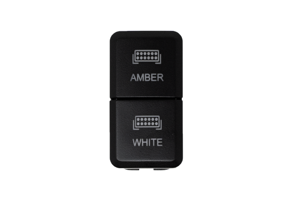 Dual Function Toyota OEM Style "AMBER & WHITE" Switch Tall Style