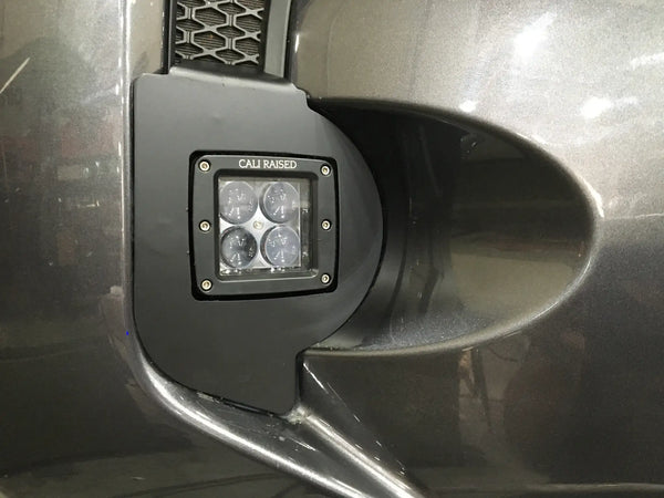 2014-2020 Toyota 4Runner LED Fog Light Pod Replacements Brackets/Combo - Cali Raised LED