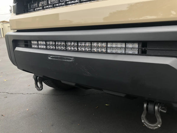 2014-2020 Toyota Tundra 32 Lower Bumper Hidden LED Light Bar Brackets/Combo - Cali Raised LED