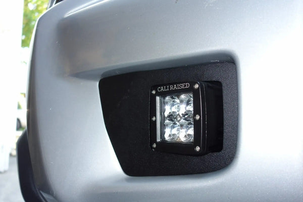 2012-2015 Toyota Tacoma LED Fog Light Pod Replacements Brackets/Combo - Cali Raised LED