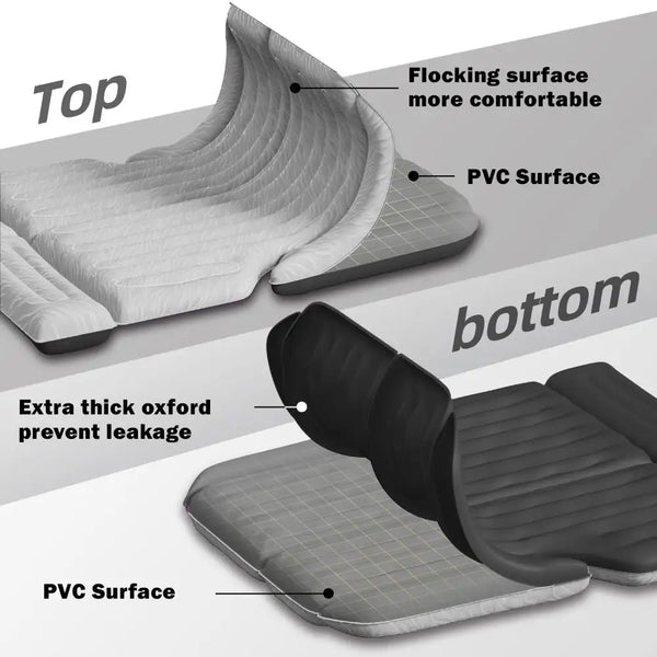 Umbrauto Car Camping SUV Air Mattress 1.0, Gray